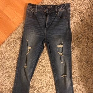 Abercrombie high rise super skinny jeans!